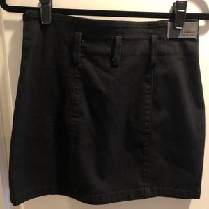 Carmar Skirts - CARMAR Black Denim Skirt With Zipper, Size 28 Carmar Skirts - CARMAR Black Denim Skirt With Zipper, Size 28